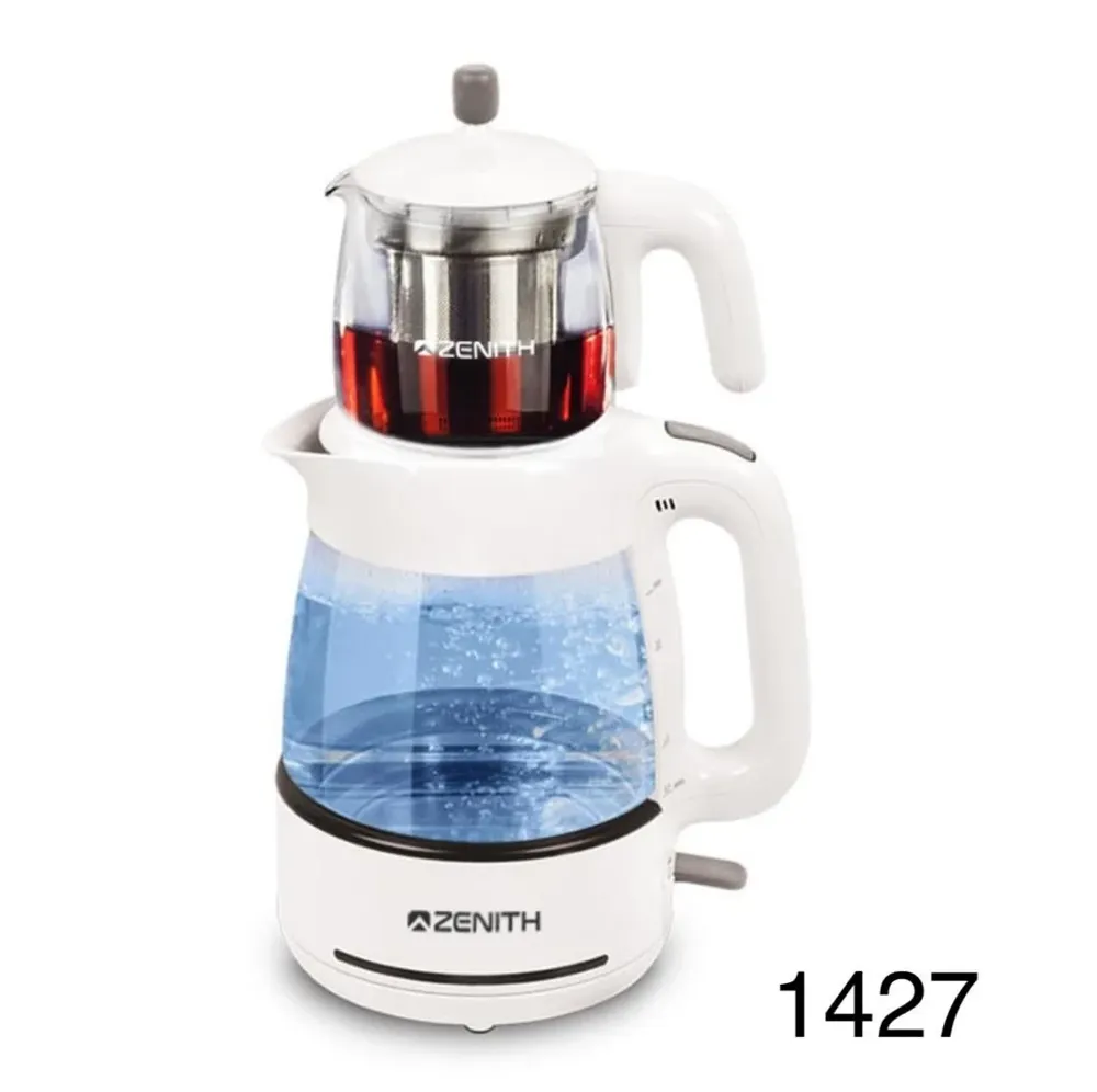 چای ساز کتری سفید زنیت مدل 1427، تصویر ۱